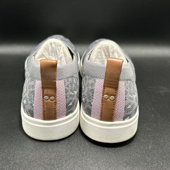 Ryka Slip On Shoe Women’s 8W Purple Animal Print Stretch Knit - Hera TINI - Picture 5 of 7